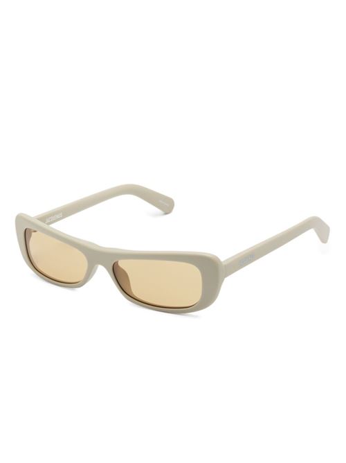 Capri Sunglasses LINDA FARROW X JACQUEMUS | JAC55C7SUNCAPRIBEIGESILVERAMBER